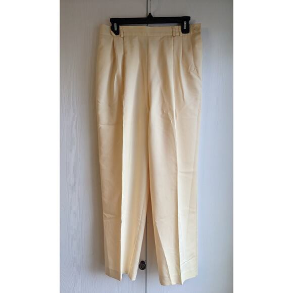VTG That's Me Women's Yellow Polyester Blend Formal Vest & Pant Set Size 11/12 - Picture 6 of 10